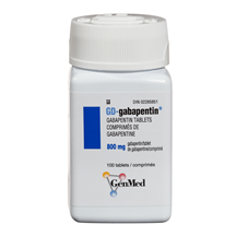 GenMed - GD-gabapentin, GABAPENTIN 800 mg Tablets - 02285851