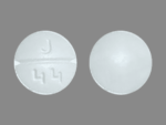Aurolife Trazodone 100 mg – 13107-0080 – J 44 Pill – white round, 10mm